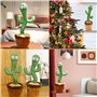 MAGIC SELECT Cactus Dansant. Peluche Qui Danse et Répète Votre Voix. Cactus avec Mouvement Électronique, Lumieres et 120 Chanson
