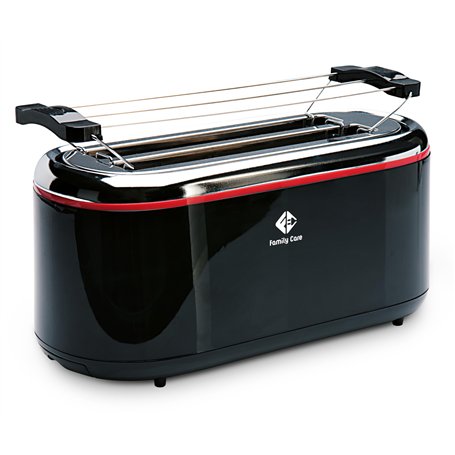 Family Care Grille-Pain à Fentes Longues 1300W – 2 Longues Tranches de Pain