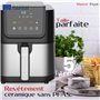 Boston Tech® Friteuse à Air Master Fryer 5L | Air fryer 1500W + 5 Programmes + Commande Tactile + Température Réglable | Panier 