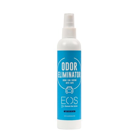 EOS - Destructeur d'odeur voiture. Désodorisant et neutraliseur d'odeur puissant - Produit entretien voiture - Parfum voiture in