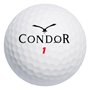 CONDOR Bola Golf Pack 12 Balle Unisex-Adult, Blanc, Une Taille
