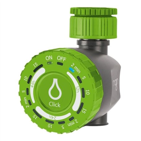 Programmateur de robinet à piles Rain Click | Programmateur d'arrosage Rain Click | Minuterie d'arrosage réglables - Jardinage