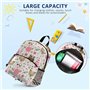 ISAOA Sac à dos pour enfant avec rênes pour garçons et filles, motif animaux roses, sac à dos pour enfants, sac à dos de garderi