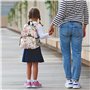ISAOA Sac à dos pour enfant avec rênes pour garçons et filles, motif animaux roses, sac à dos pour enfants, sac à dos de garderi