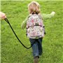 ISAOA Sac à dos pour enfant avec rênes pour garçons et filles, motif animaux roses, sac à dos pour enfants, sac à dos de garderi
