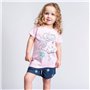 CERDÁ LIFE'S LITTLE MOMENTS Combinaison d'Été pour Fille de Elsa Costume 2 pièces (t-Shirt + Short) | 100% Coton de la Reine des