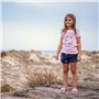 CERDÁ LIFE'S LITTLE MOMENTS Combinaison d'Été pour Fille de Elsa Costume 2 pièces (t-Shirt + Short) | 100% Coton de la Reine des
