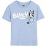 Bluey Camiseta de Manga Corta Infantil Azul Claro-Marca EAN: 8445484498165-Talla: 6 Años T-Shirt à Manches Courtes pour Enfant B