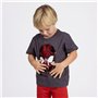 Spider-Man T-Shirt à Manches Courtes pour Enfant Gris foncé - Marque EAN : 8445484499896 - Taille 5 Ans
