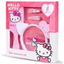 Hello Kitty - Ensemble Accesoires Cheveux - 8 Pièces - Brosse à Cheveux - Serre-tête - Pinces - Elastiques - Coffret Cadeau Acce