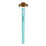 Mr. Wonderful - Stylo lumineux - Singe - fabriqué en PVC et plastique PET - Stylo noir - Stylo avec une lumière