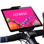 Support Tablette Velo Appartement Home Trainer elliptique Route Compatible avec ipad valable pour guidons de Tous Types et vélos