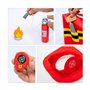 UMU® Kit de Jeu de Pompier en Bois pour Enfants avec Costume de Pompier incluant Casquette, Extincteur, Talkies-Walkies etc., Je