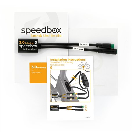 SpeedBox 3.0 B.Tuning Compatible avec Les vélos électriques Specialized/Puce de Tuning avec Bluetooth pour vélos électriques ave