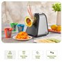 zilan z şekil Découpe légumes électrique, 4 en 1 râper émincer gratter mandoline légumes fruits, 200W