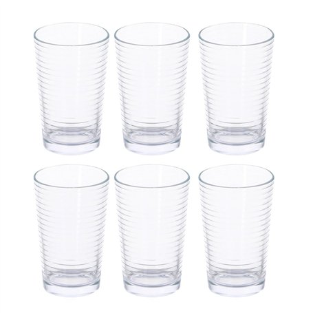 alpina Verres à Eau - Ensemble de Verres à Boire - Ensemble de 6 Pièces - Adapté au Lave-Vaisselle - 220 ml