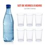 alpina Verres à Eau - Ensemble de Verres à Boire - Ensemble de 6 Pièces - Adapté au Lave-Vaisselle - 220 ml