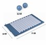 Umbro Tapis Acupression - Tapis Champ de Fleurs - Acupression pour la Detente - Tapis de Massage avec Balle a Picot - Tapis Fleu