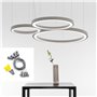 4 Pcs Ajustable Suspension Fil Suspension Luminaire Cable en Acier Inoxydable Kit, Suspension Luminaire Suspension Cadre Photo K