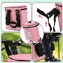 Panier de vélo rose pour enfants - Sacoche de guidon pour enfant - Panier avant pour vélo d'enfant - Sac de vélo pour enfant ave