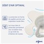 Difrax Tétine 6-18 Mois Natural – Sucette Naissance avec Tétine Silicone - Facile à Accepter - un Apport Optimal d'Air – Tutute 
