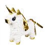 Boland Mini pinata licorne 30976-21 x 17 cm - Carton - Jeu de fête - Animal - Cadeau d'anniversaire d'enfant - Décoration - Gris