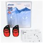 Alecto FR-05 - Talkie-walkie pour Enfants - Portée 3 Kilomètres - 3 Canaux - 2 Radios - Jusqu'à 35 Heures en Veille - Rouge/Noir