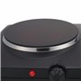 Plaque de cuisson vitrocéramique 2 feux Princess 303021 - 16 et 19 cm de diamètre - 5 réglages - 800 et 1 200 W, Noir