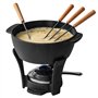 Boska Service à Fondue Pro - Appareil à Fondue - Fondue au Fromage - Convient à Tout Type de réchaud - Noir - Capacité 1.1 L