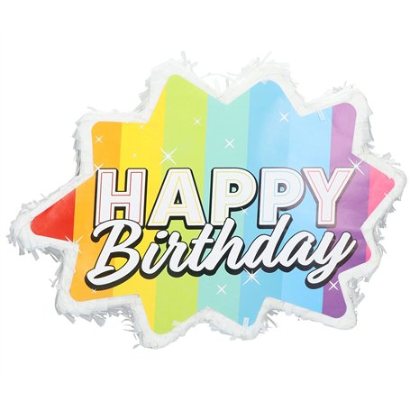 Folat - Pinata Star Rainbow Bday - 38x28cm