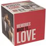 Pink - PG-560/CL-561 Ink with PP-201 Glossy Photo Paper 5x5 (40 Sheets) + Photo Frame - Compatib