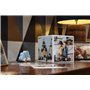 Blue - PP-201 Glossy II Photo Paper 5x5" (40 Sheets) + Photo Frame - Compatible with Canon PIXMA