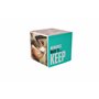 Canon Photo Cube Creative Pack, Blue - PP-201 Glossy II Photo Paper 5x5" (40 Sheets) + Photo Frame - Compatible with Canon PIXMA