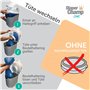 DIAPER CHAMP ONE Poubelle à couches – Anti-odeurs – Sans cassettes de recharge – Fonctionne avec les sacs poubelle traditionnels