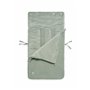 Jollein 025-811-65371 Chancelière tricotée pour siège bébé stonegreen 82 x 42 cm