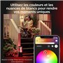 Philips Hue White & Color Ambiance, Borne extérieure IMPRESS, Noire, fonctionne avec Alexa, Google Assistant et Apple Homekit
