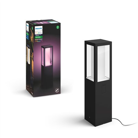 Philips Hue White & Color Ambiance Borne Extérieure IMPRESS Extension aluminium Noir