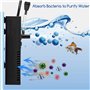 Nobleza - Filtre Intérieur Aquarium 5W, 230L/H Filtre Aquarium à Débit d’Eau, 20-50L Filtre Aquarium pour Petit Réservoir, Froid