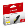 Cartouche d'encre originale Canon CLI-551Y XL IP7250/MG5450 Jaune 29,99 €