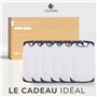 Exitoso Lot de 6 Planches à découper - Planche a Decouper Plastique - Poignée Facile à Saisir & Rainure de Jus - Passe au Lave-v