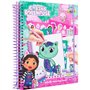 Gabby's Dollhouse - Livre de pochoirs - Dreamworks - Livre de coloriage d'activités - Color & Create (GD24356)