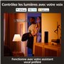 Philips Hue Spot encastré connecté, 90 mm, lumière blanche et couleur, compatible Bluetooth, contrôle vocal avec Alexa, Apple Ho