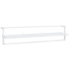 Porte-serviettes en fer blanc 95 x 25 x 22 cm
