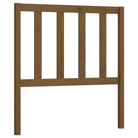 Tête de lit Marron miel 81x4x100 cm Bois massif de pin