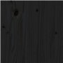 Tête de lit Noir 95,5x4x100 cm Bois massif de pin