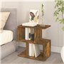 vidaXL Comodino Rovere Fumo 50x30x51,5 cm in Legno Multistrato