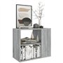 Mobiletto Laterale Grigio Sonoma 60x30x50 cm Legno Multistrato