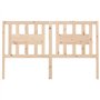 Testiera per Letto 141x4x100 cm in Legno Massello di Pino