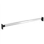 Revera Barres télescopiques pour armoires 2 pièces Argent 58-100 cm