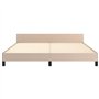 Giroletto con Testiera Cappuccino 160x200 cm in Similpelle